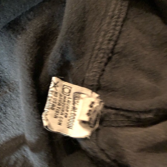 Vintage 90s Los Algodones Mexico navy distressed Zip Up Jacket hoodie sz 44 - Picture 6 of 9